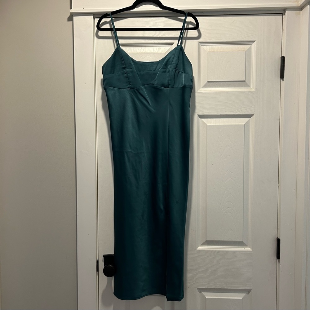 Silk Midi Dress